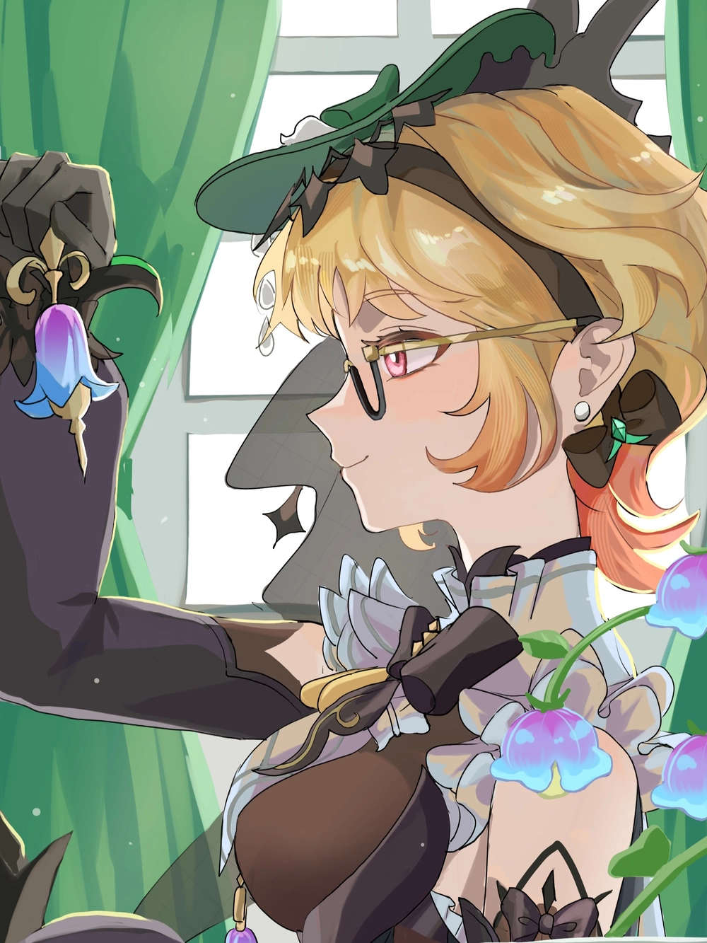 hình emilie genshin impact anime chibi