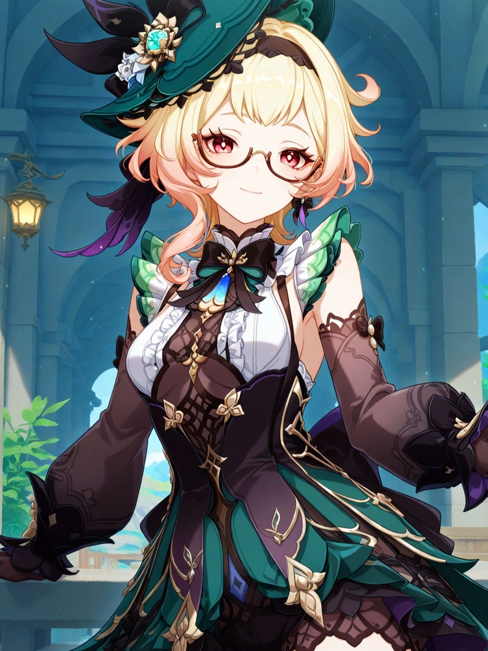 ảnh emilie genshin impact tạo hình đẹp