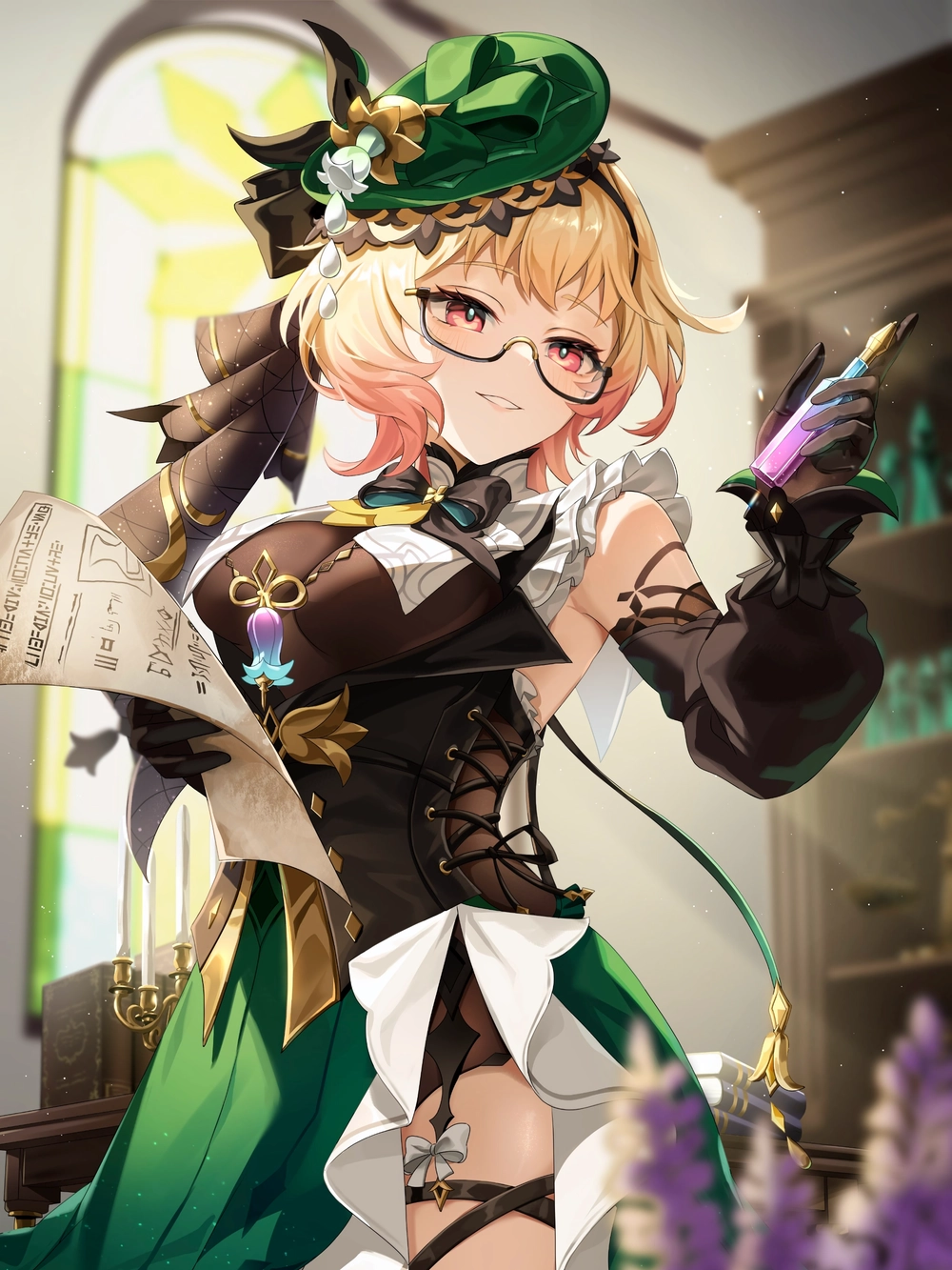 avatar emilie genshin impact chibi