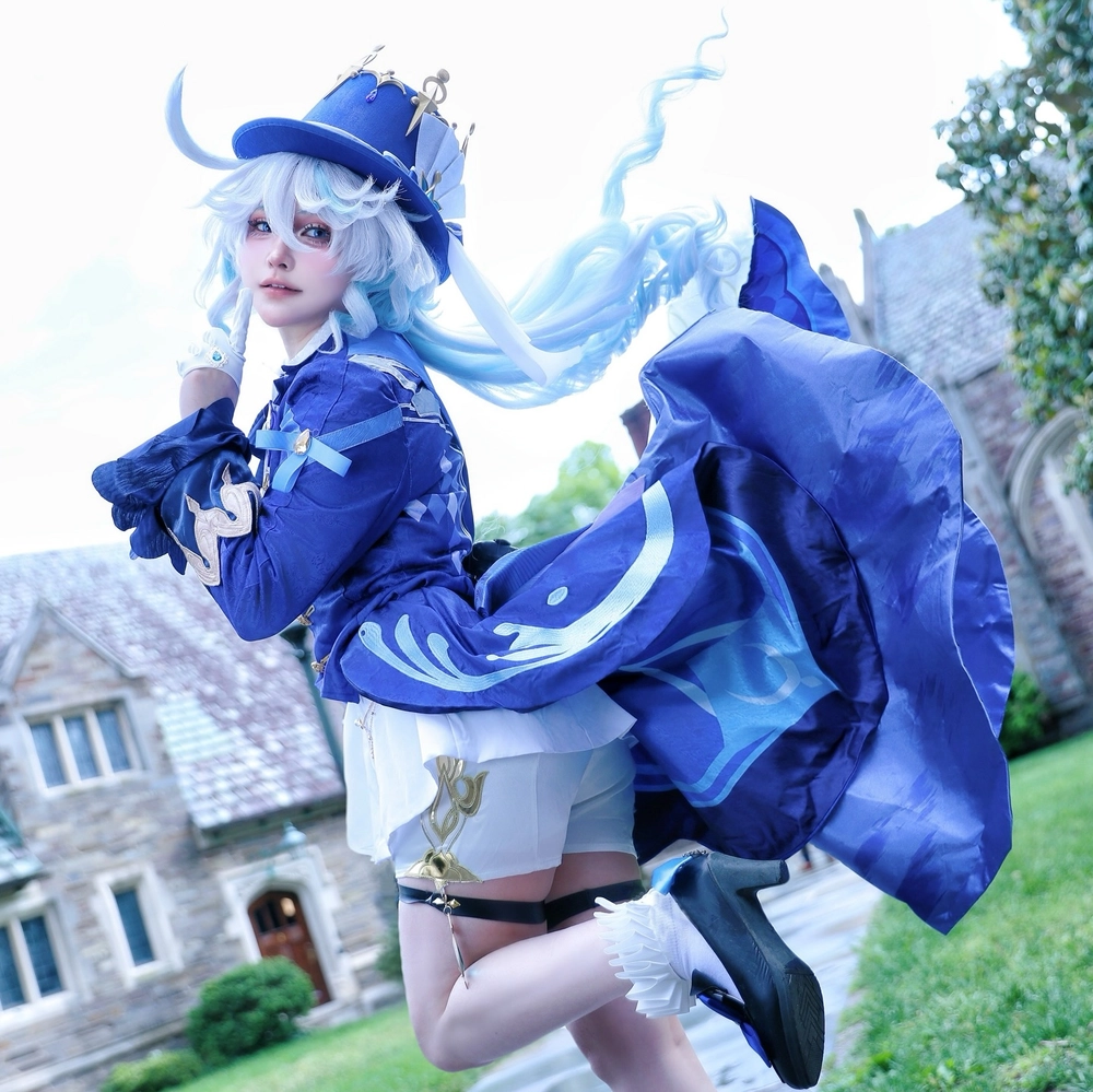 hình furina mermaid cosplay cực chất 