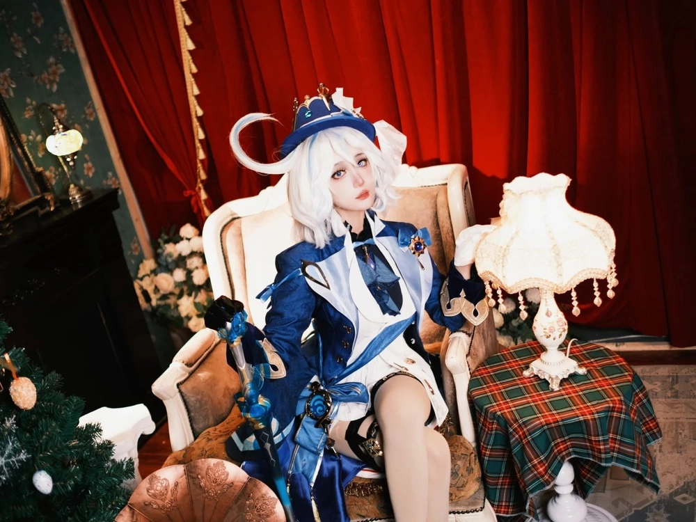 ảnh genshin furina cosplay cực giống bản gốc 