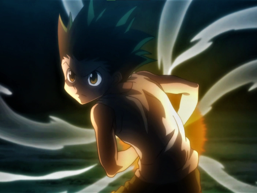 gon freecss chiến đấu 