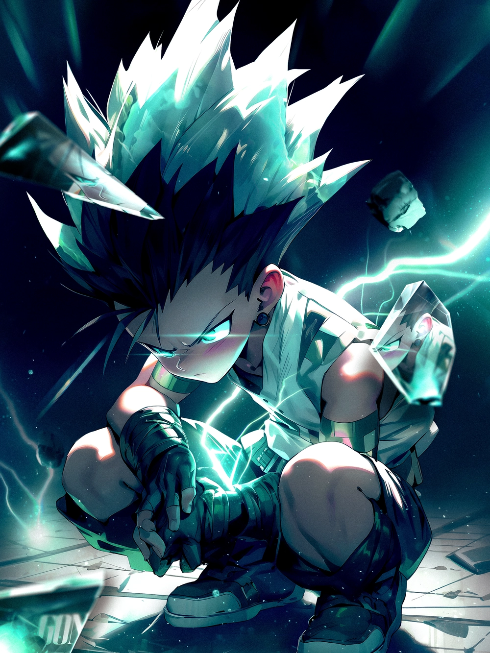 ảnh gon hunter x hunter chiến đấu 