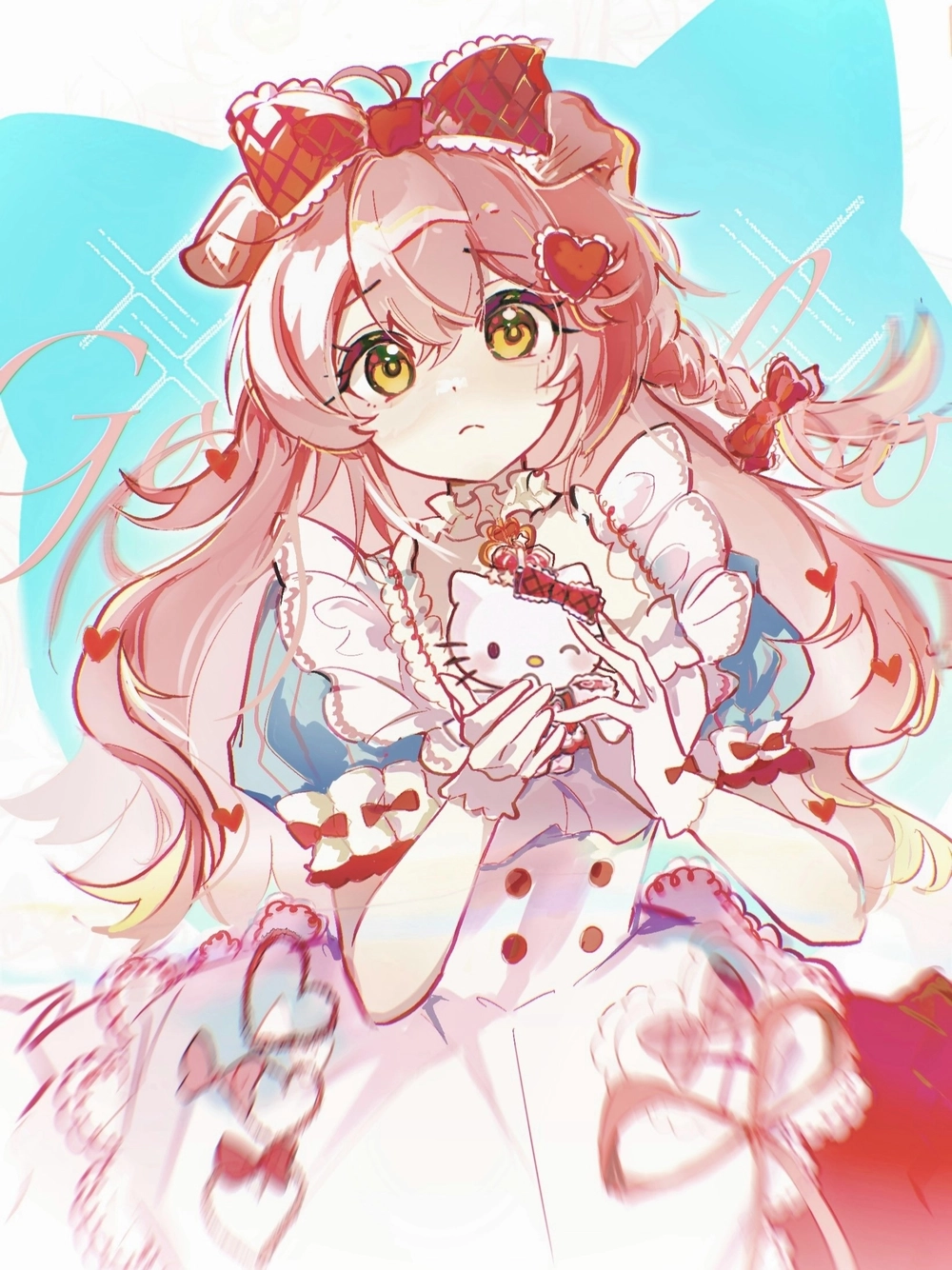 hình ảnh hello kitty anime đáng yêu