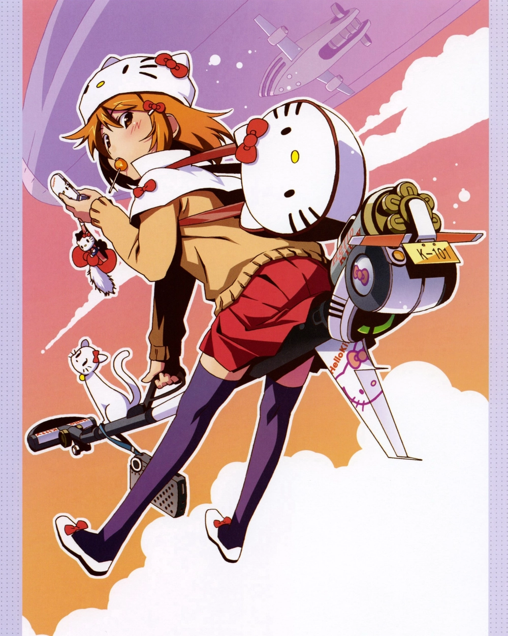 hello kitty anime cute đội mũ len