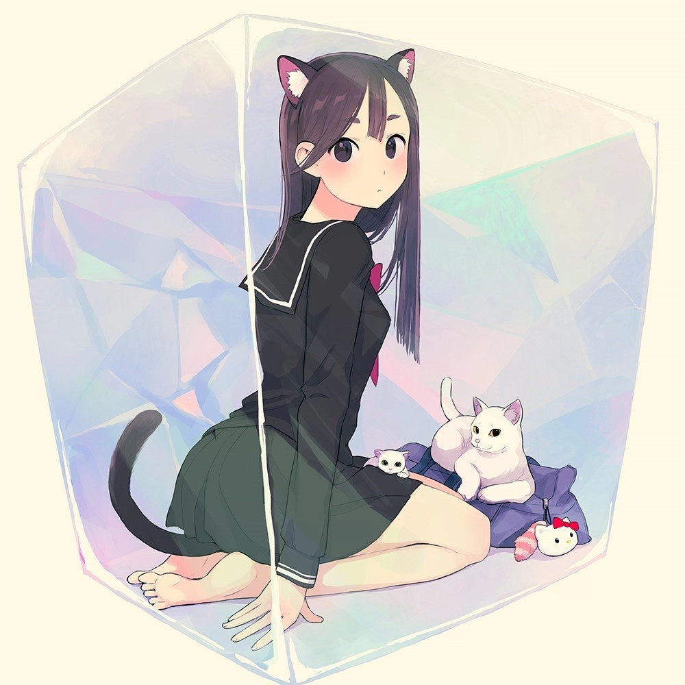 ảnh hello kitty anime chibi cute siêu dễ thương