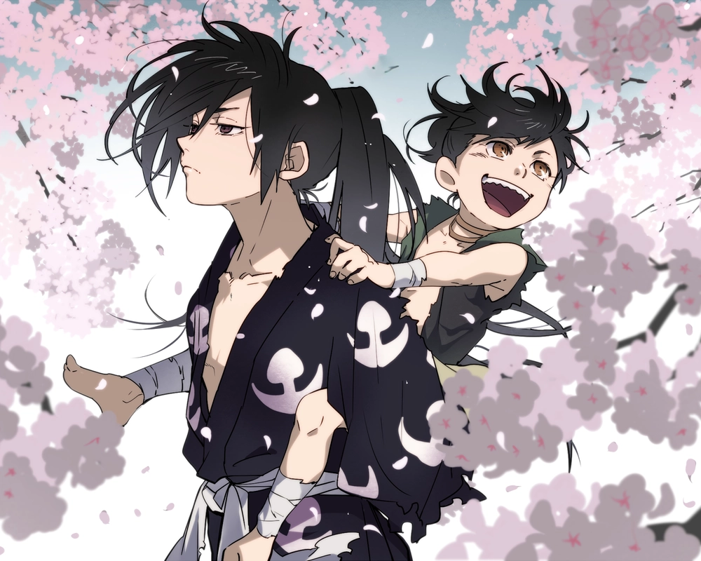 hình hyakkimaru x dororo nghệ thuật 