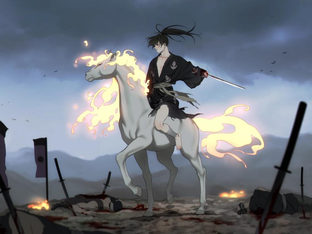 ảnh hyakkimaru dororo ấn tượng 