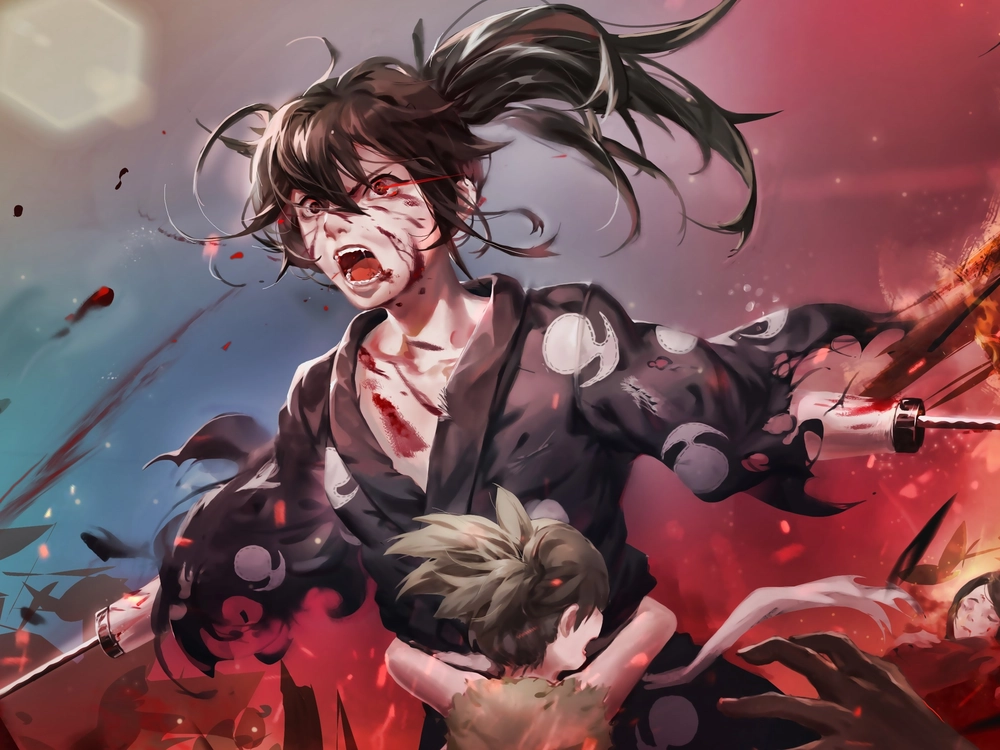 hình hyakkimaru x tahomaru đối đầu 