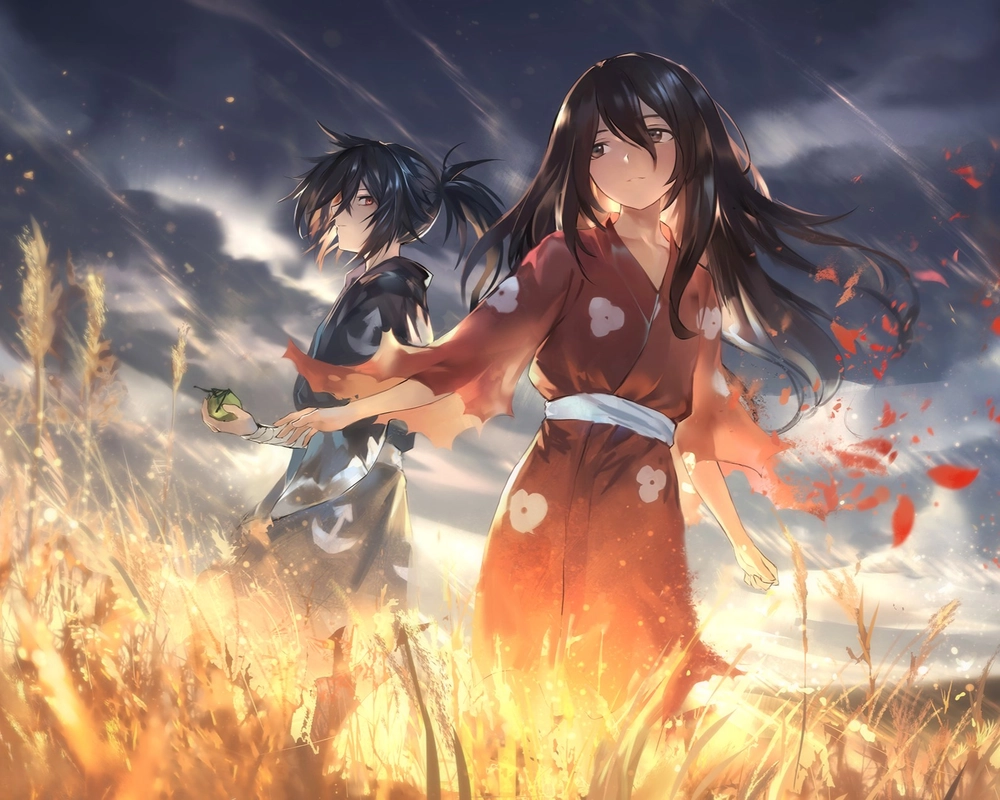 hình ảnh dororo x hyakkimaru dễ thương 