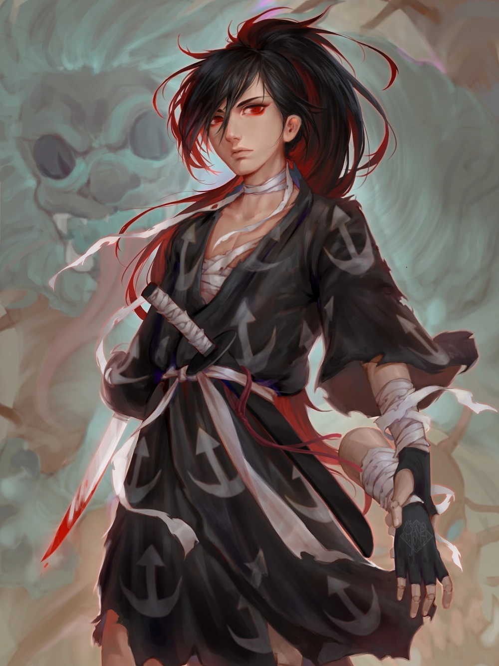 hình dororo hyakkimaru anime hành động 