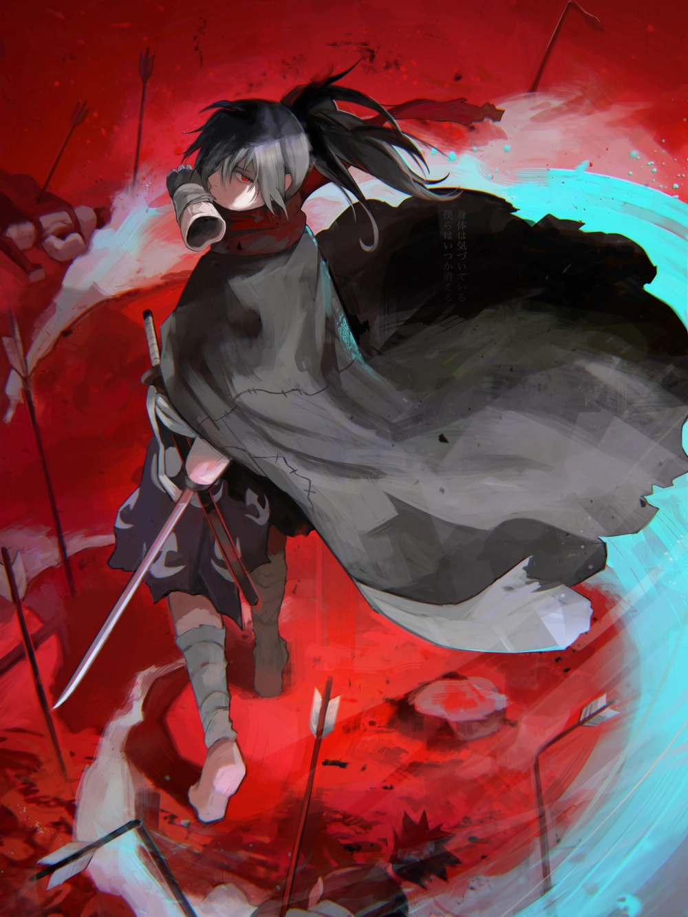 hình nền anime hyakkimaru 4k 