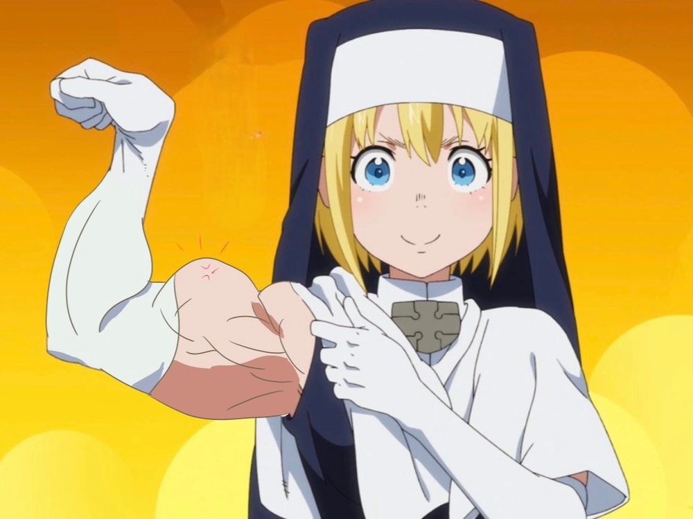 hình fire force iris đáng nhớ