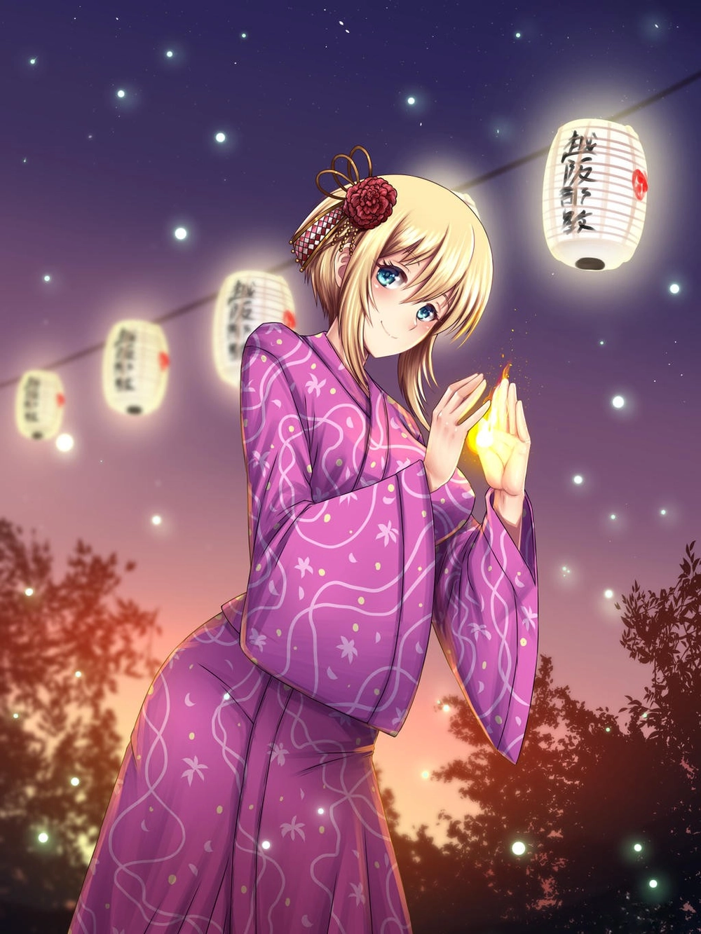 ảnh nghệ thuật iris fire force