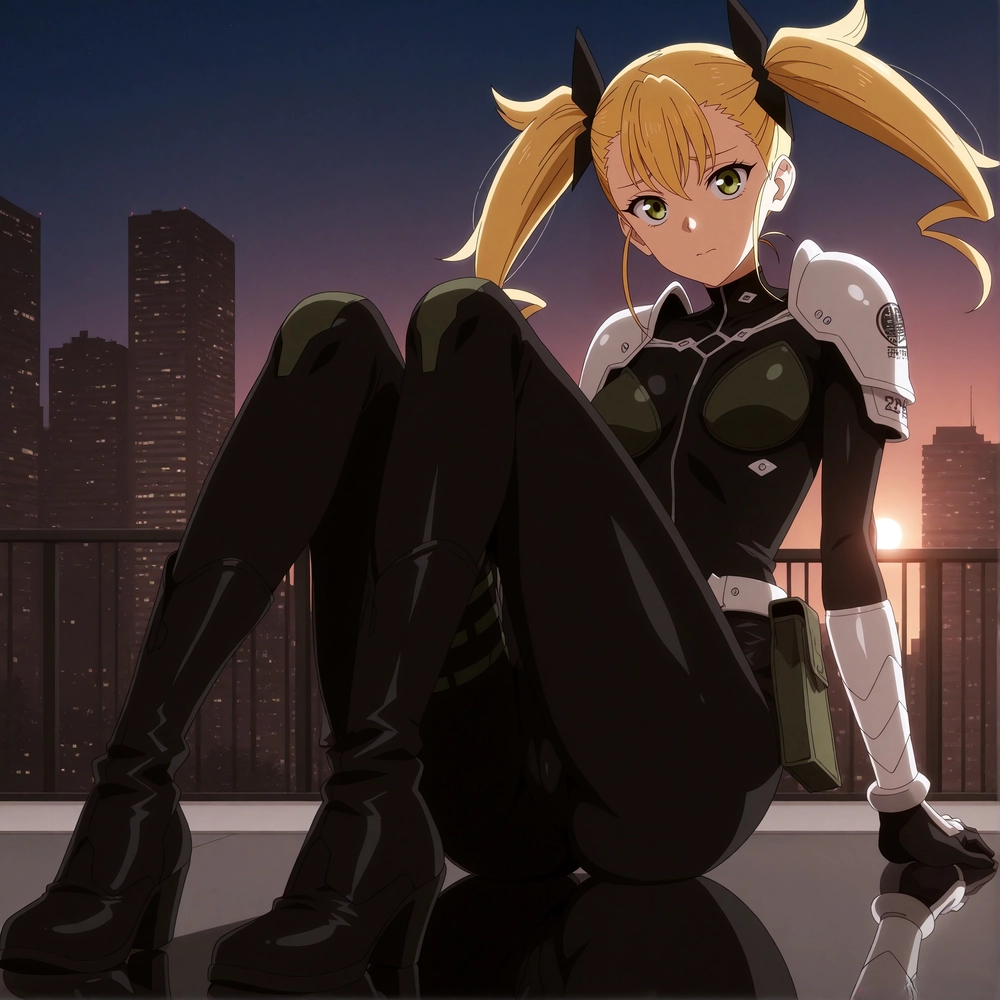 ảnh anime kaiju 8 có kikoru shinomiya 