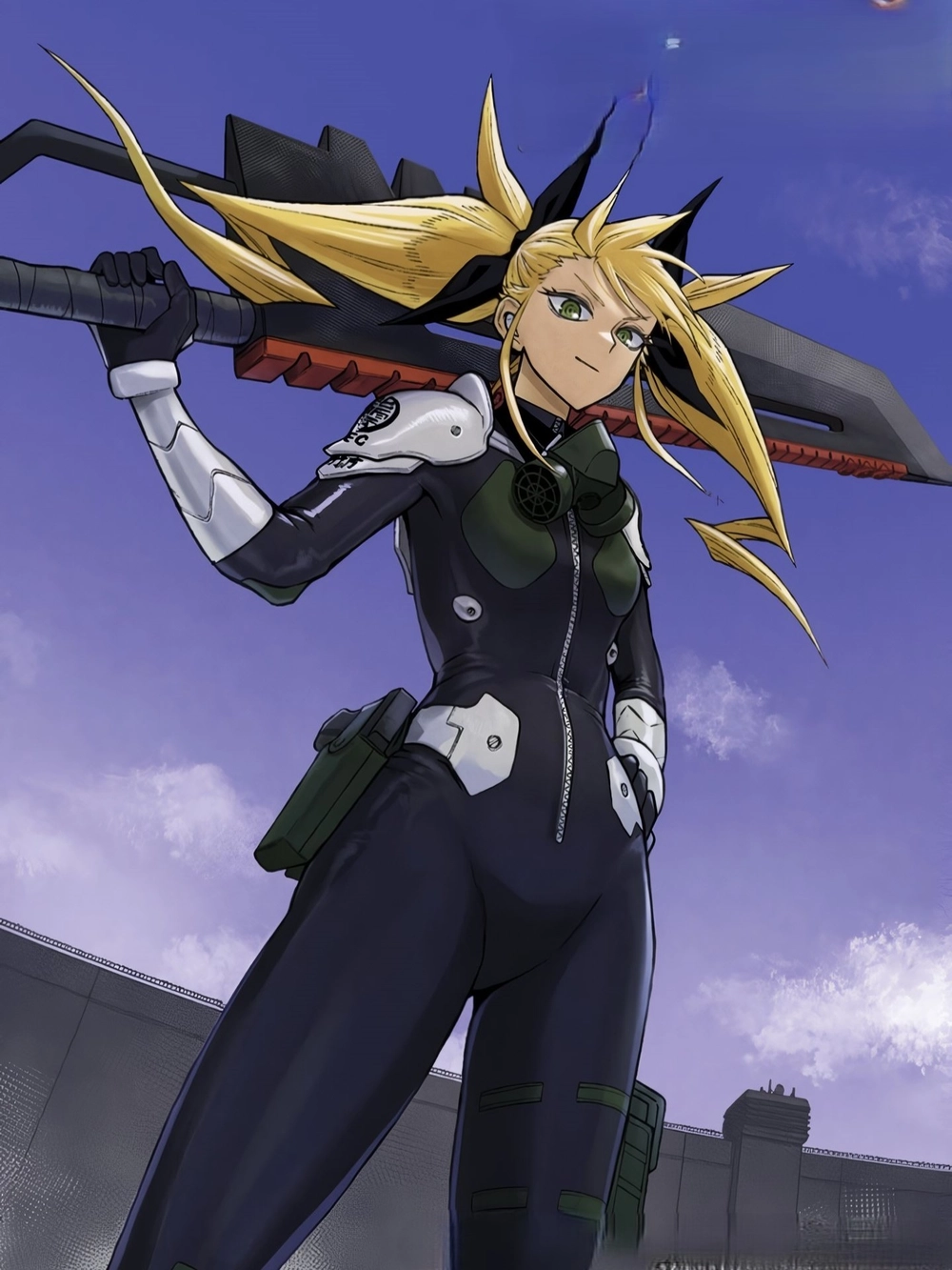 ảnh shinomiya kikoru trong bộ đồ chiến đấu 