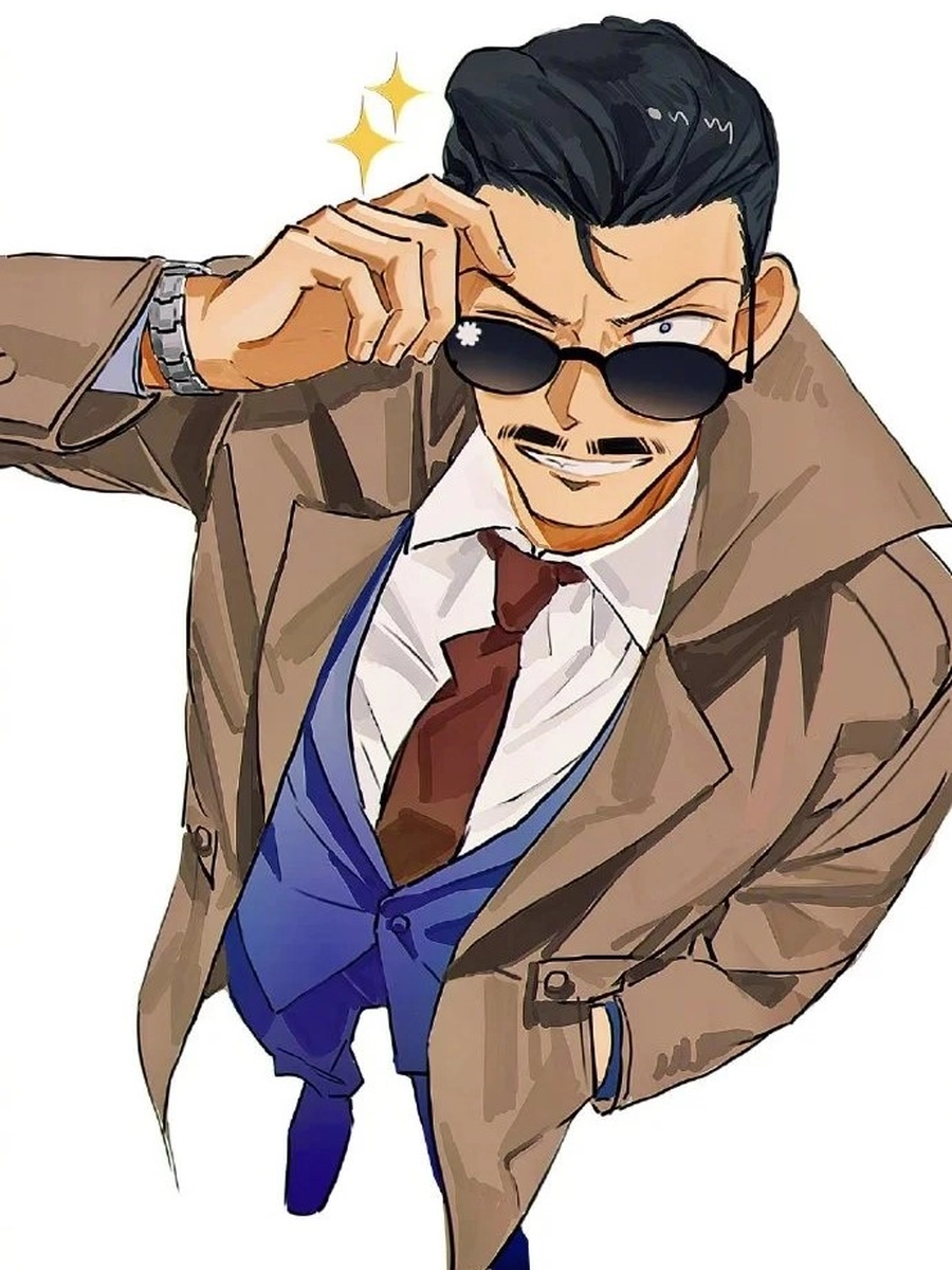 ảnh nhân vật kogoro mori trong detective conan