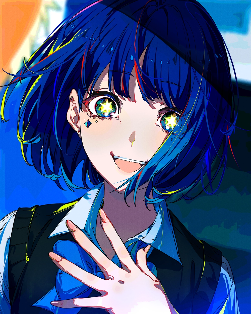 hình akane kurokawa eyes long lanh 