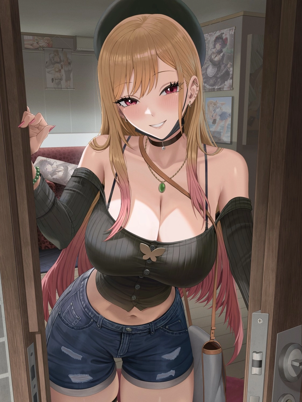 marin anime bikini cute