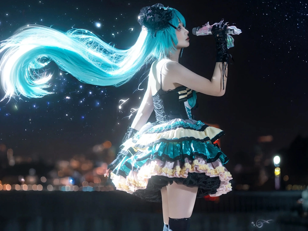 hình cosplay anime miku đẹp