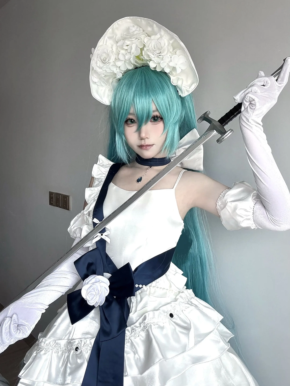 miku hatsune cosplay đáng yêu