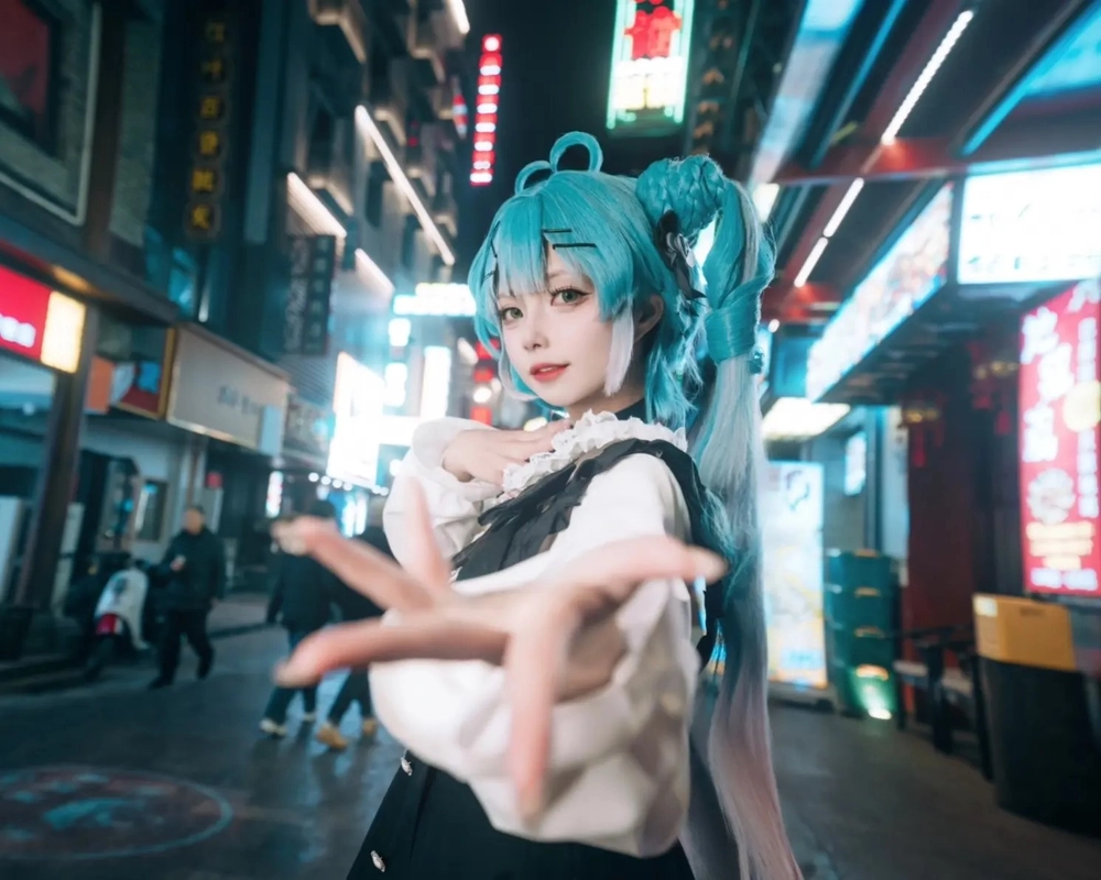 hatsune miku cosplay makeup đẹp