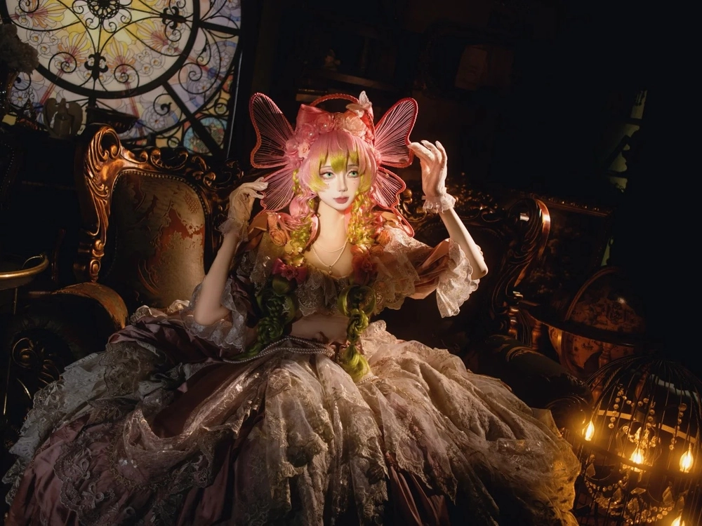 hình cosplay cosplay Mitsuri độc đáo 