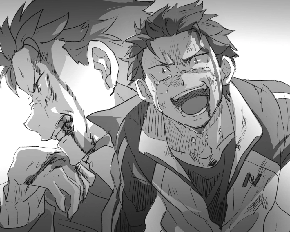 subaru re zero ánh mắt kiên định