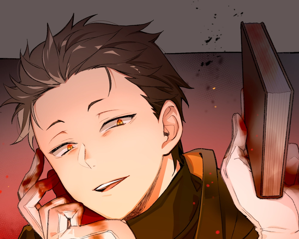 hình subaru re zero khi chiến đấu