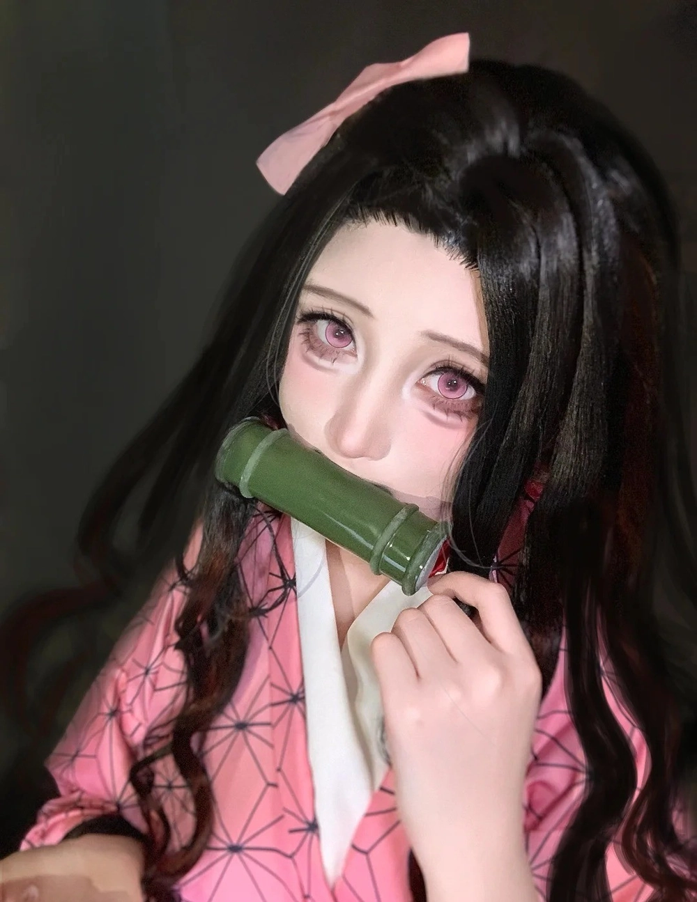 ảnh cosplay nezuko chất 