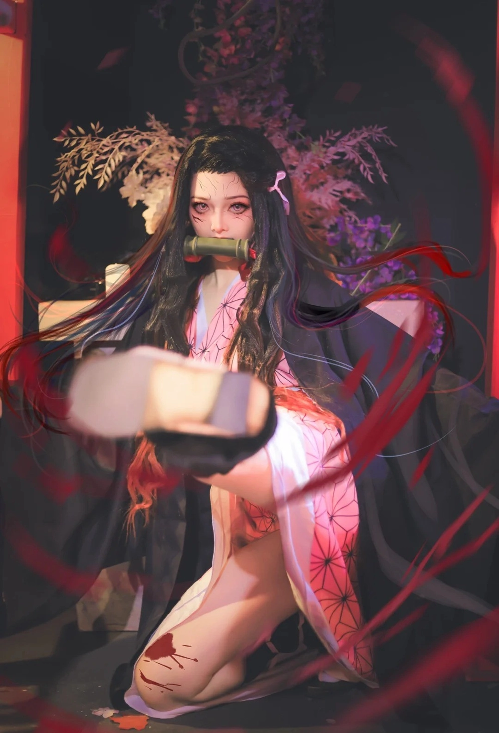 ảnh cosplay nezuko demon slayer 