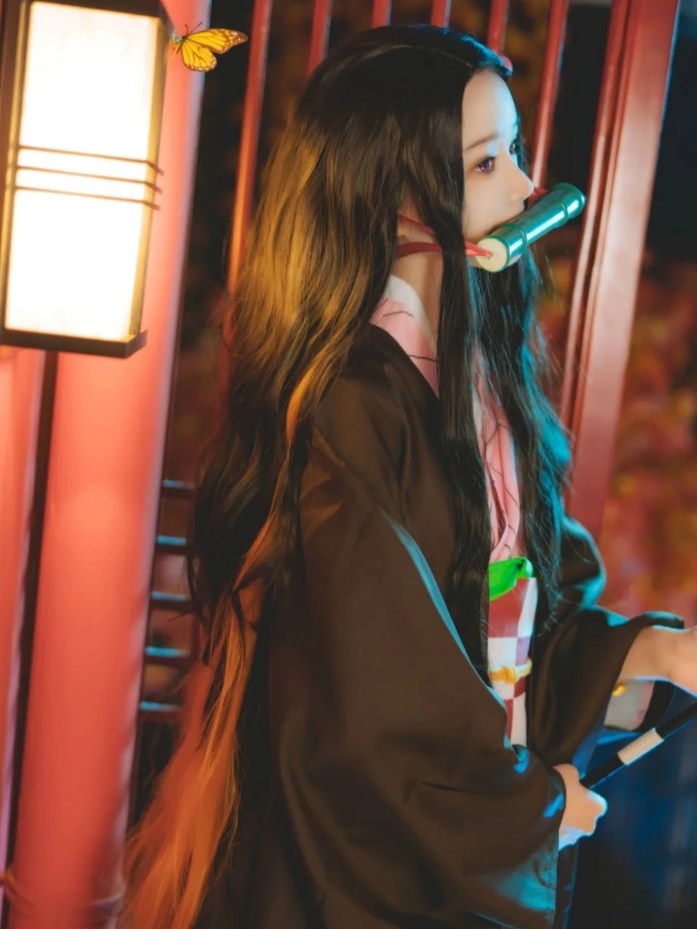 cosplay nezuko tóc dài đẹp 