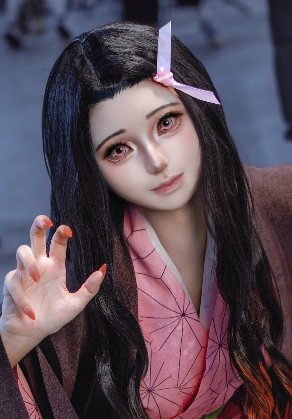 ảnh cosplay cosplay nezuko phong cách Nhật Bản 