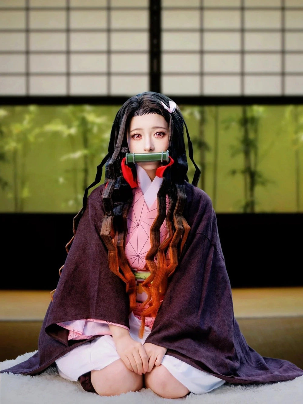 hình cosplay nezuko thần bí 
