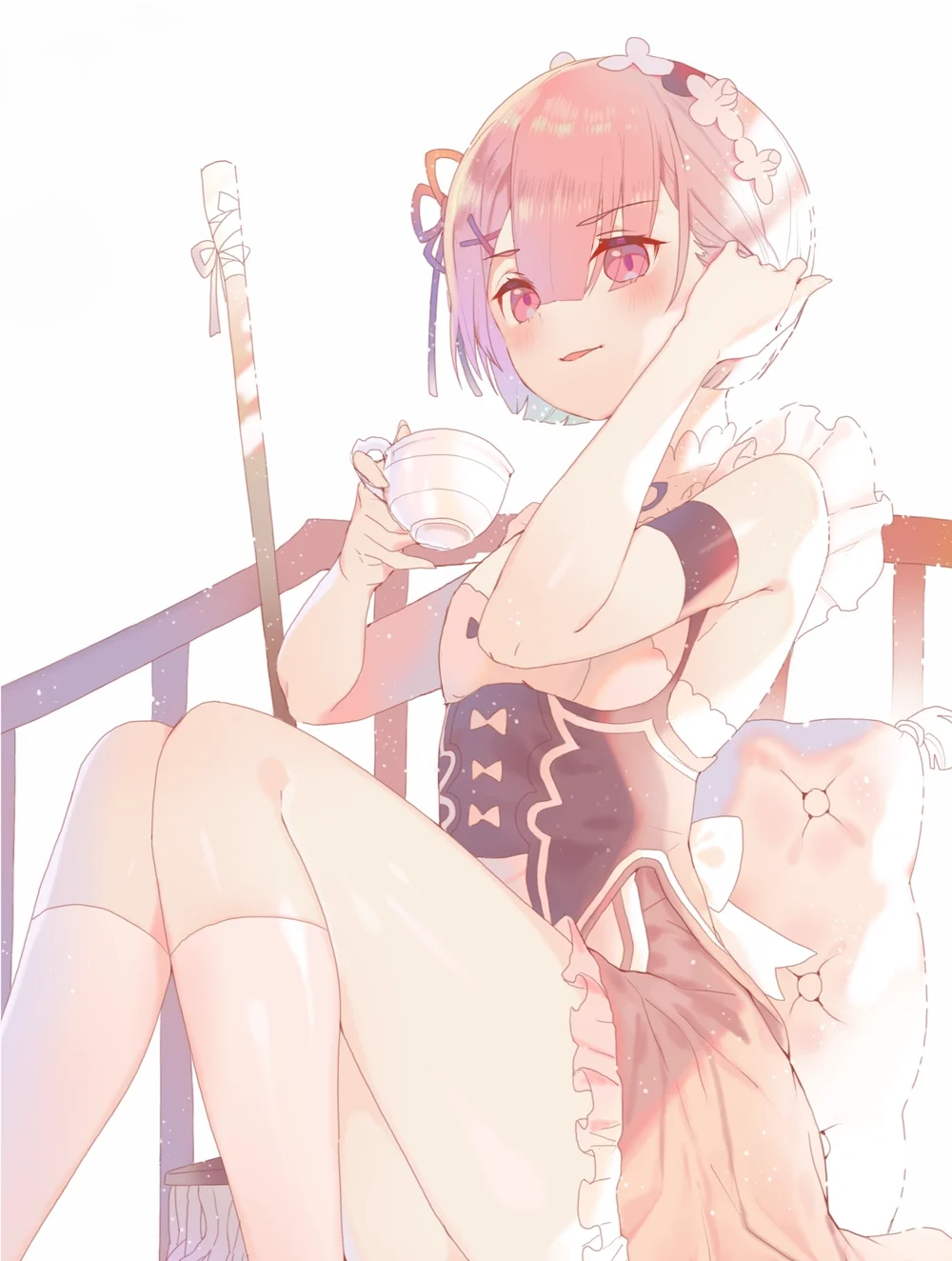 ảnh re-zero ram cute 4k