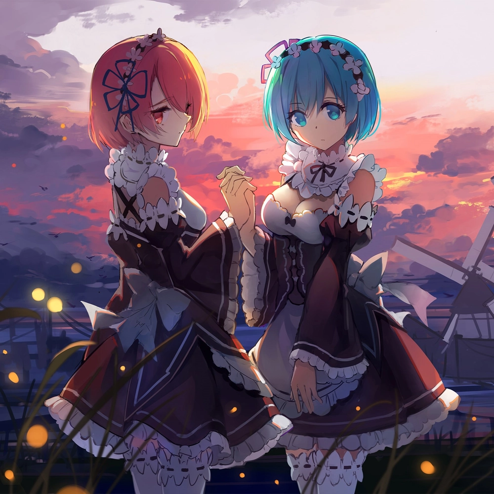 zero rem ram cặp sinh đôi