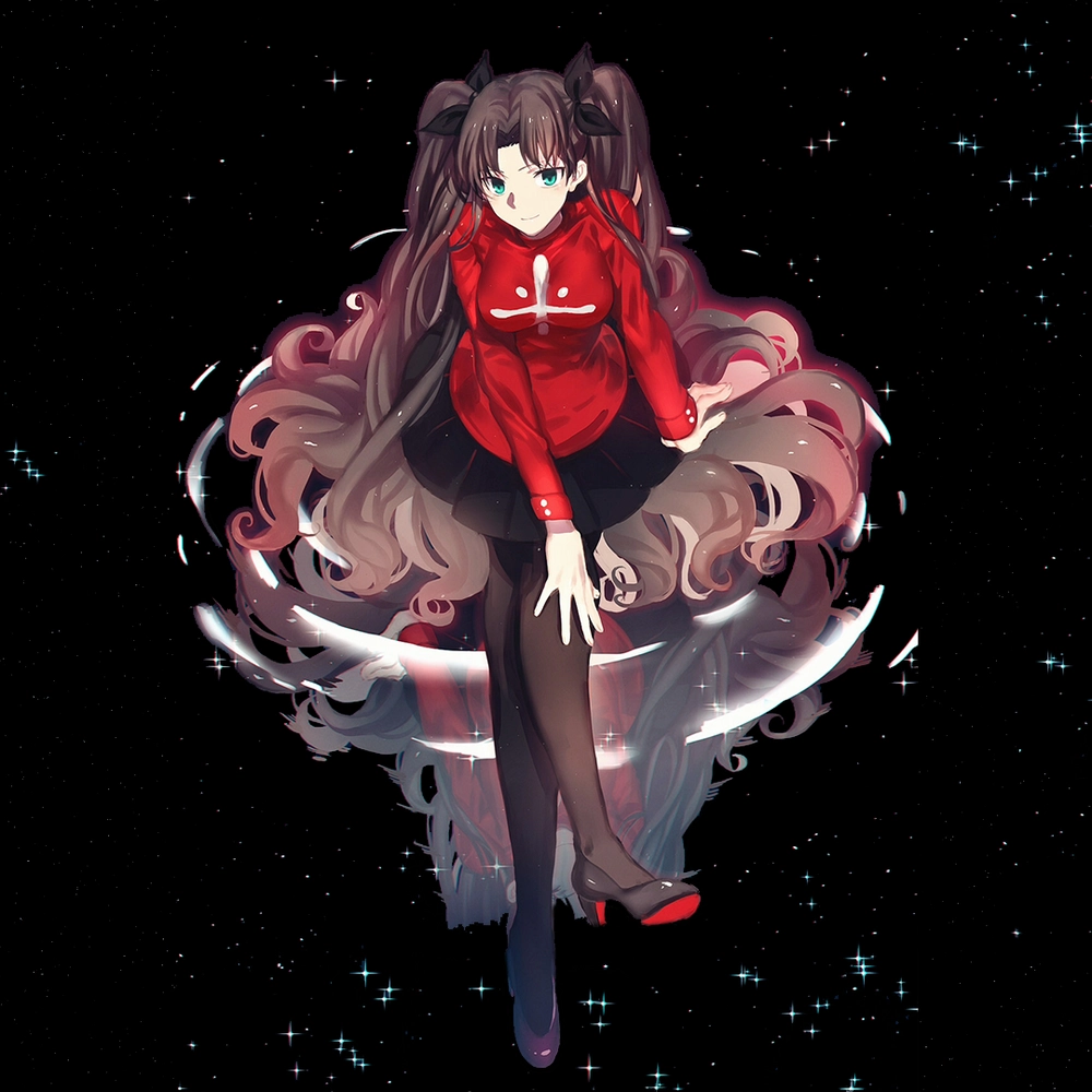ảnh rin tohsaka cực chill 