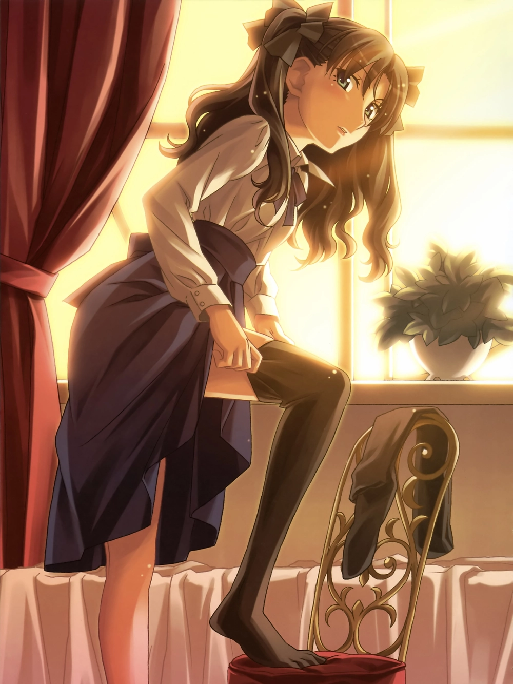 ảnh rin tohsaka tạo dáng đẹp 