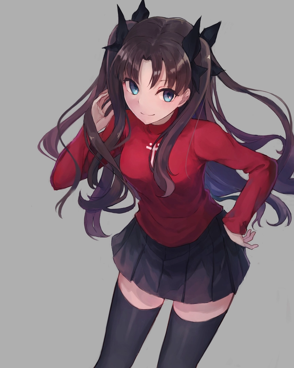 ảnh rin tohsaka biểu cảm lạnh lùng và cuốn hút 