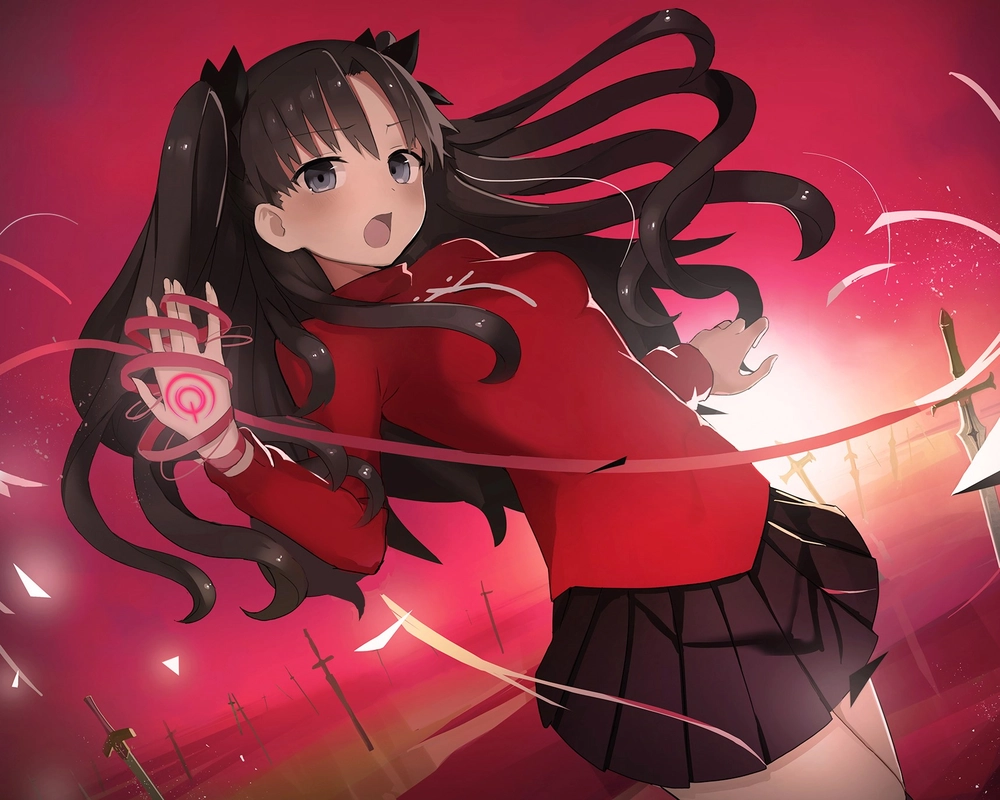rin-tohsaka dễ thương phong cách tsundere 