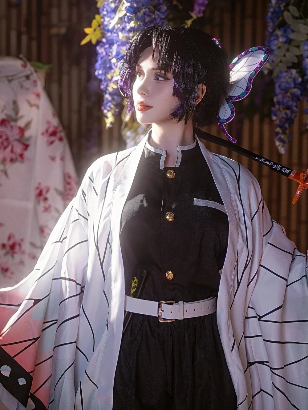 ảnh shinobu x giyuu cosplay 