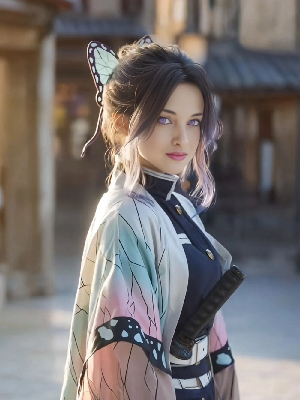 ảnh cosplay shinobu cực kỳ bổ mắt 