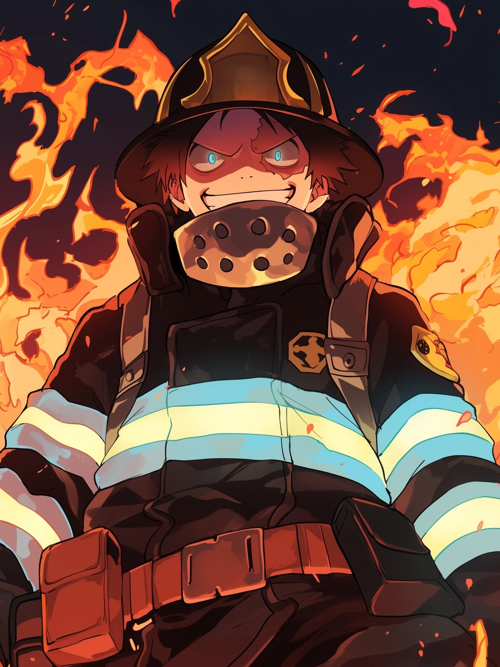hình anime shinra fire force cực chất