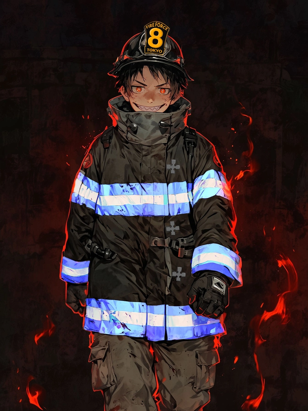 ảnh anime shinra kusakabe fire force
