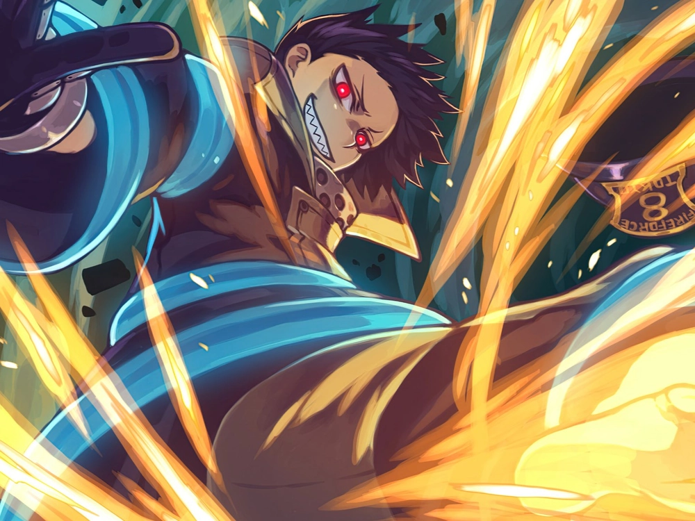 ảnh shinra fire force dùng làm avatar