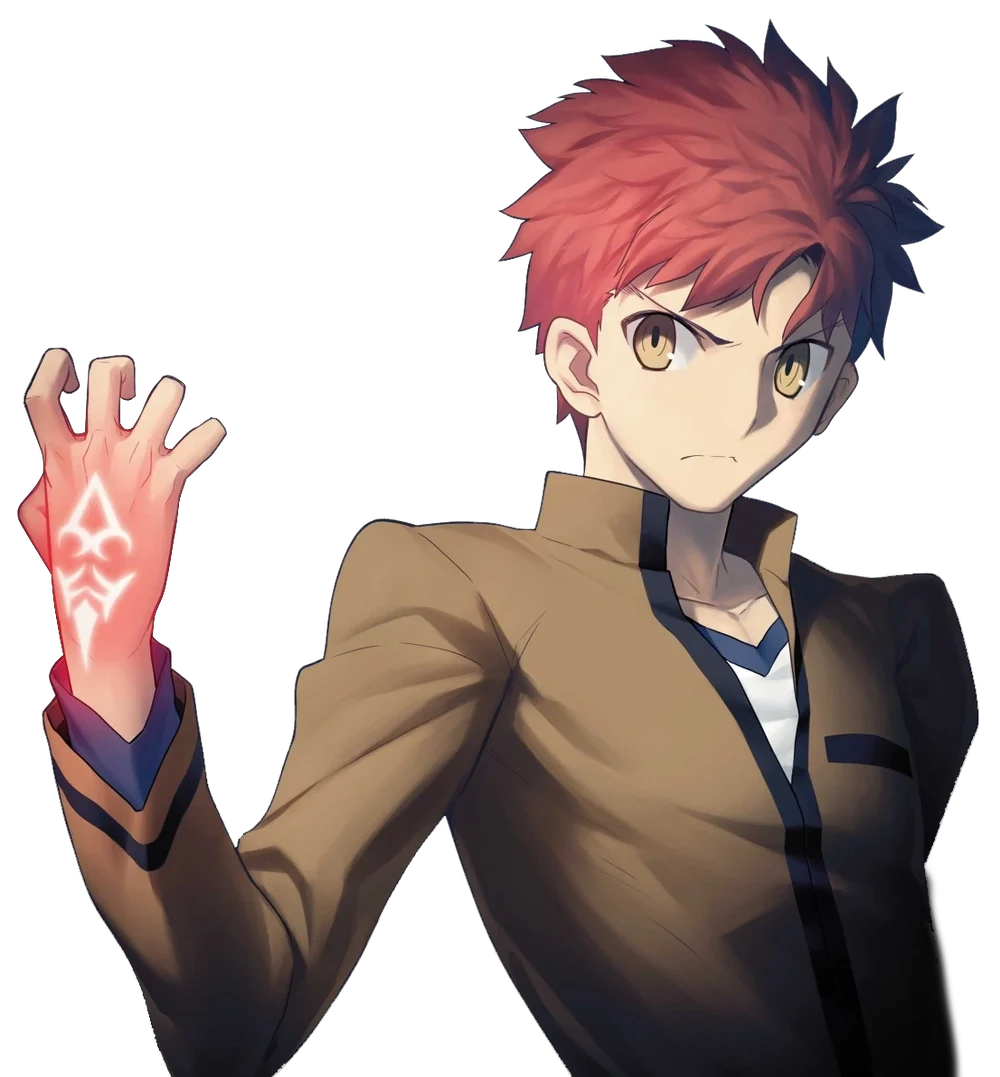ảnh Shirou Emiya trong anime Fate Stay Night