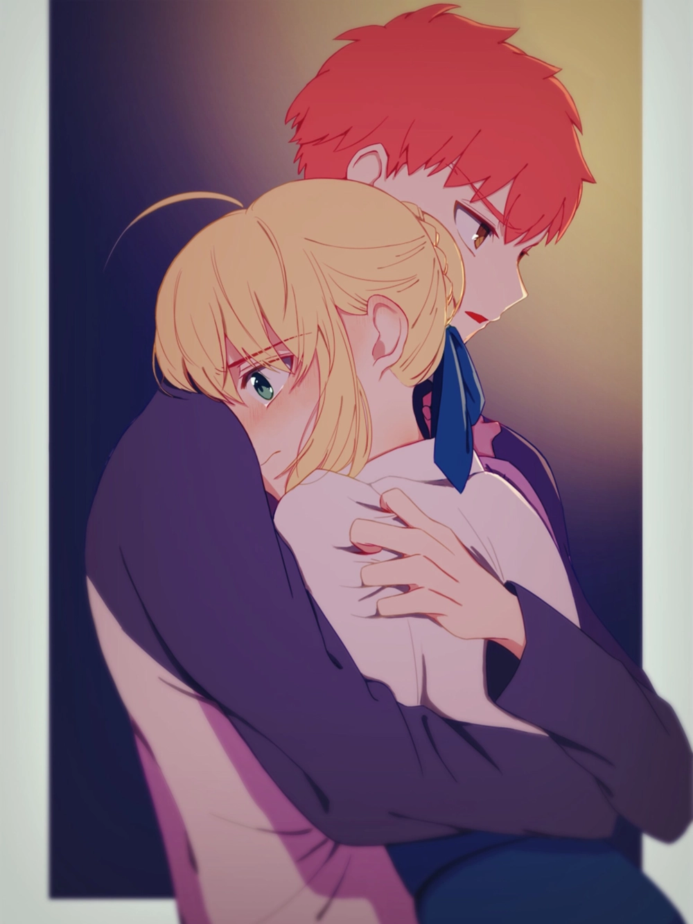 ảnh Shirou Emiya tóc đỏ