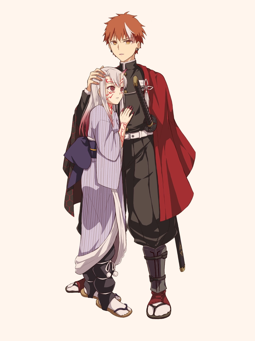 ảnh Shirou Emiya và saber