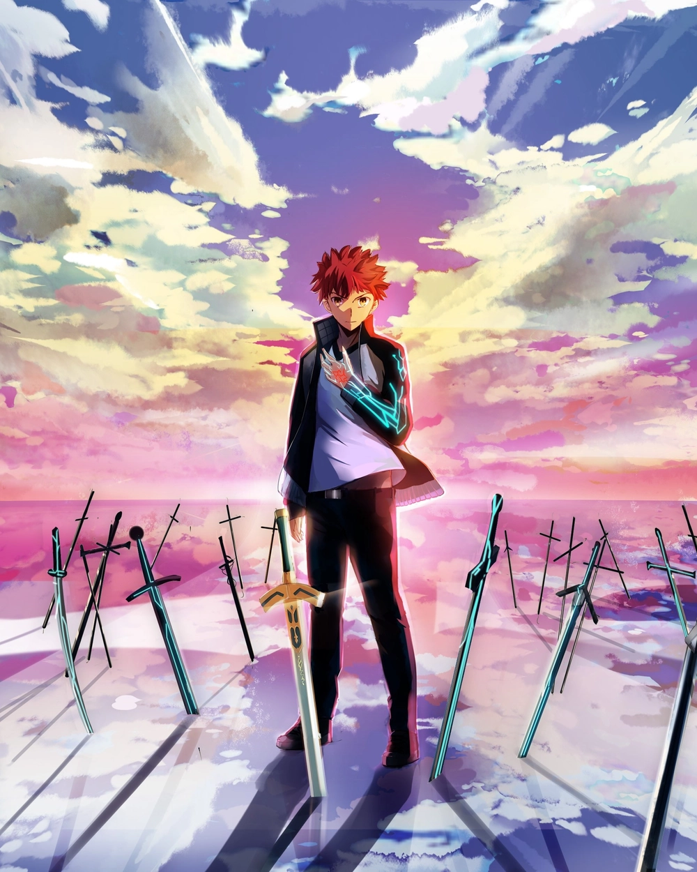 hình ảnh Shirou Emiya phong cách chiến đấu