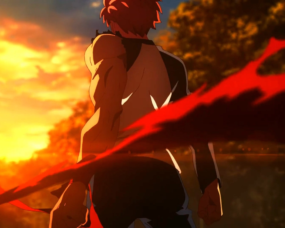 hình ảnh Shirou Emiya giữa trận chiến